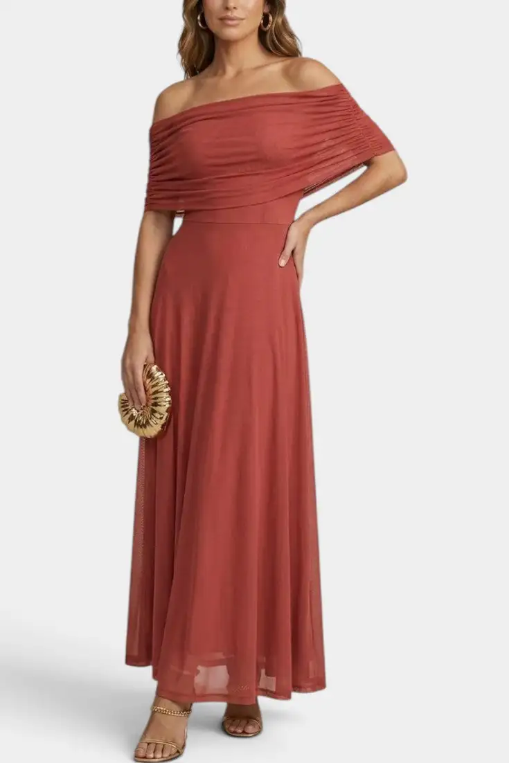 Asymmetric Tie-Dye Maxi Dress