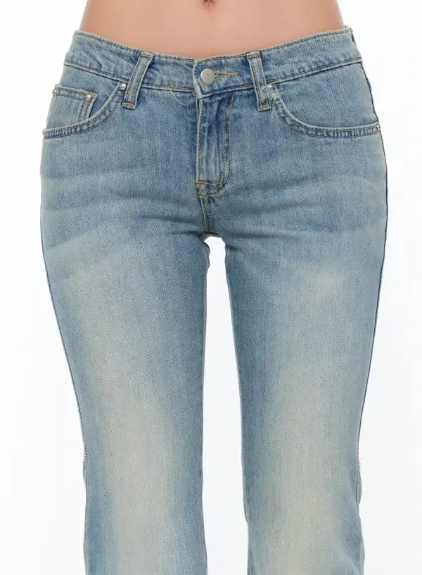 Low Rise Vintage Bootcut Jeans