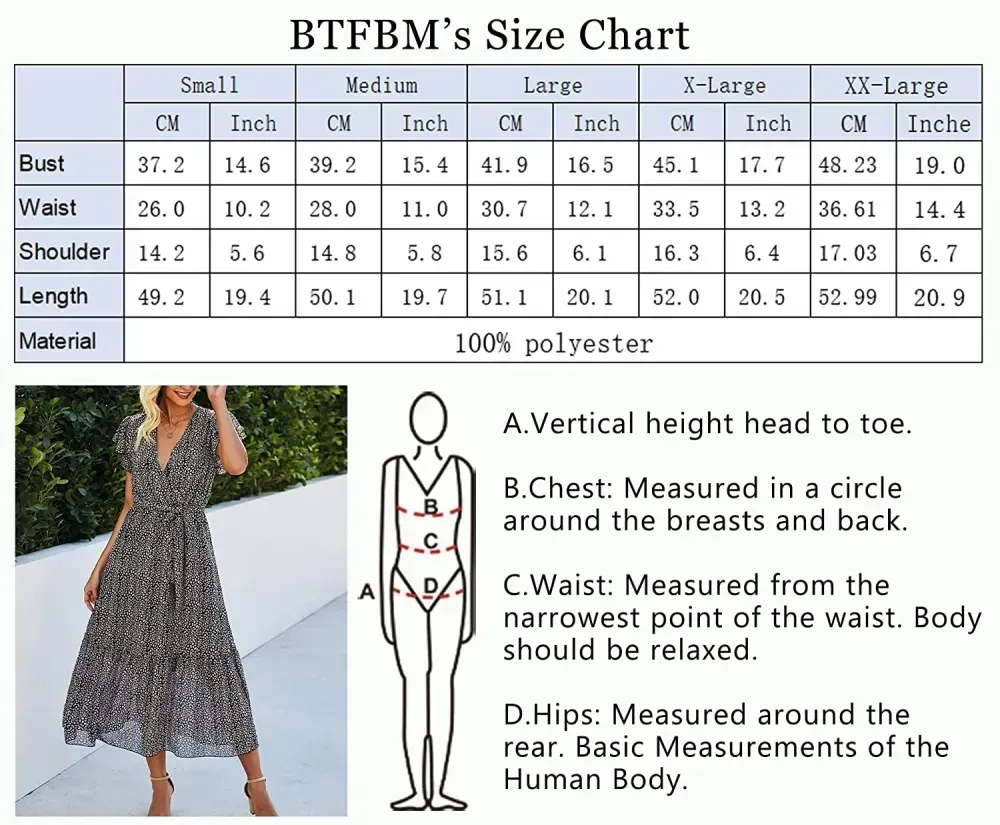 Women Summer Bohemian Floral Casual Wrap V Neck Ruffle Cap Sleeveless Belt A-Line Pleated Hem Swing Midi Sun Dress