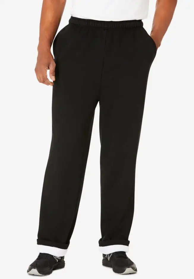 Sherpa Lined Full Elastic Sweatpants