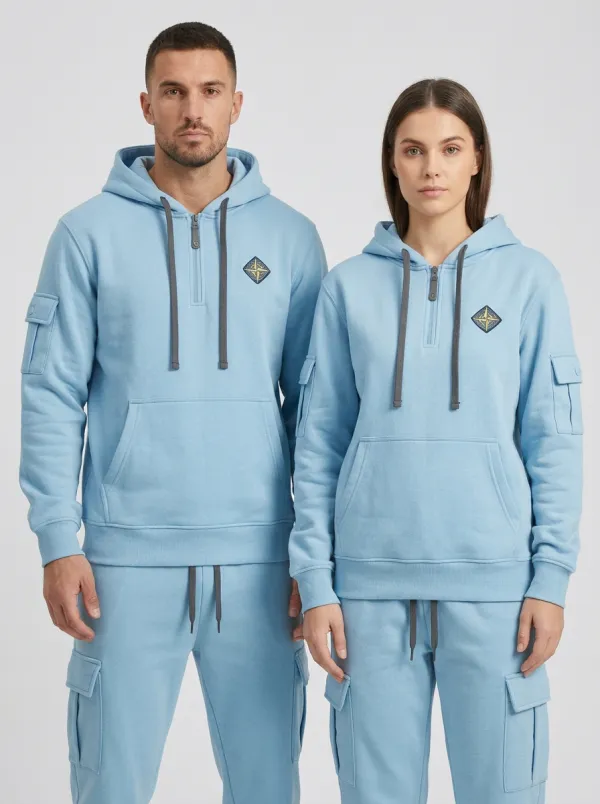Unisex Military-Inspired Compass Patch Sports Set