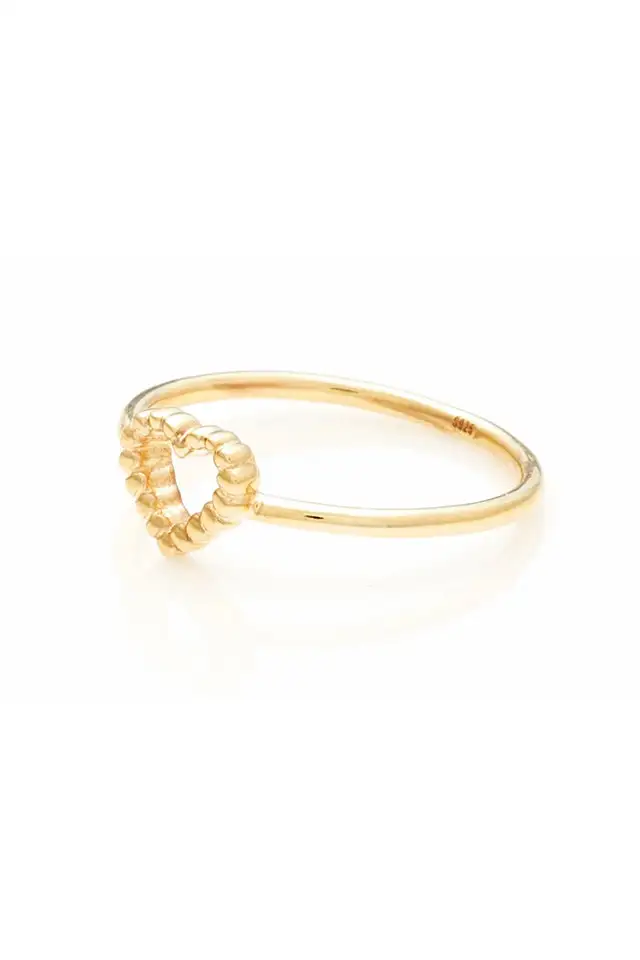Heart Beaded Ring