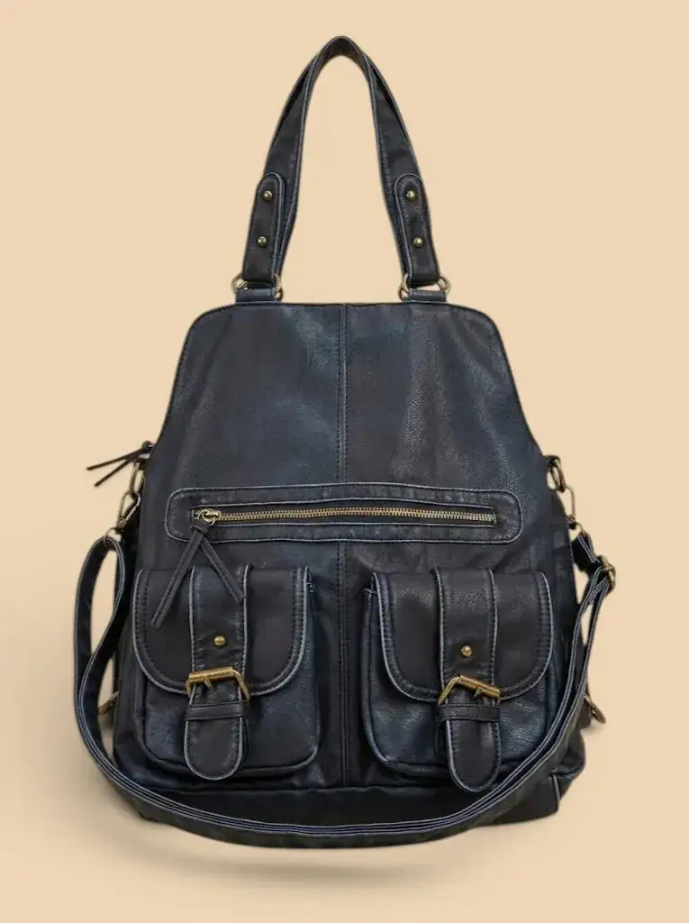 Vintage Messenger Style Crossbody Bag