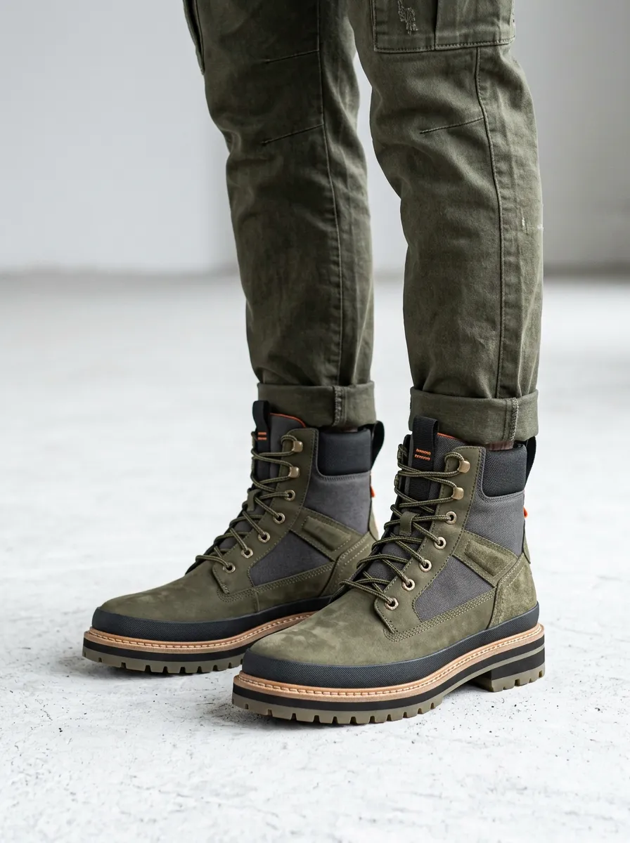 Unisex Tactical Military Print Work Boots