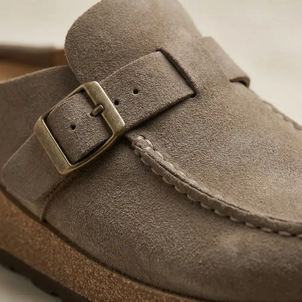  Casual Buckle Slip On Clogs Apparel