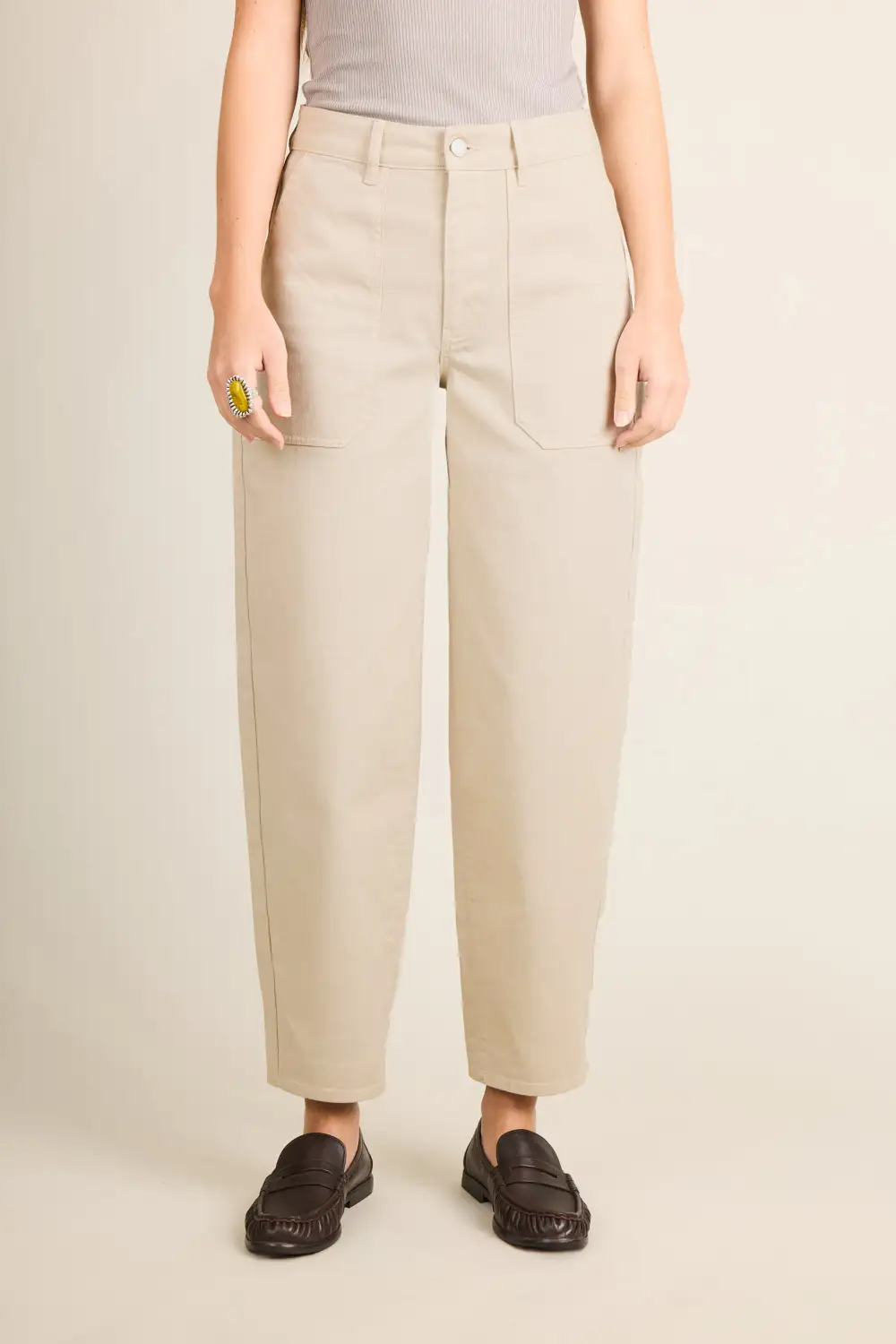 Women's Flare Balloon Fatigue Jeans