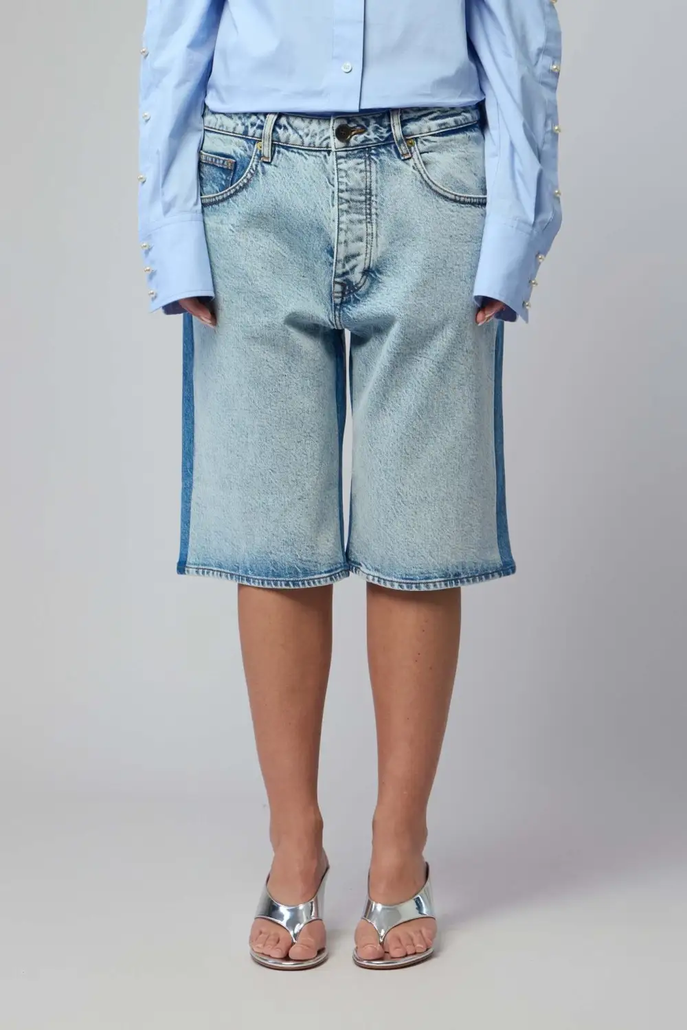 Relaxed Denim Shorts