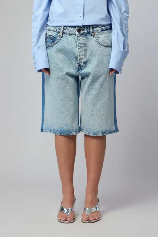 Relaxed Denim Shorts