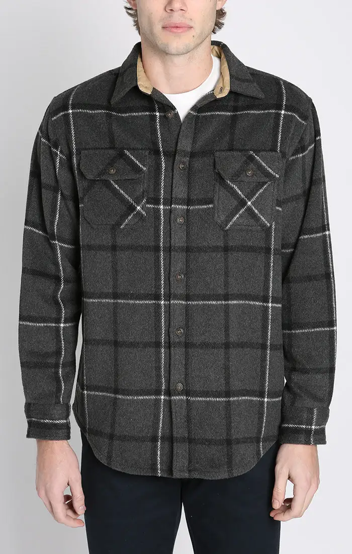 Plaid Two Pocket Unlined Workshirt