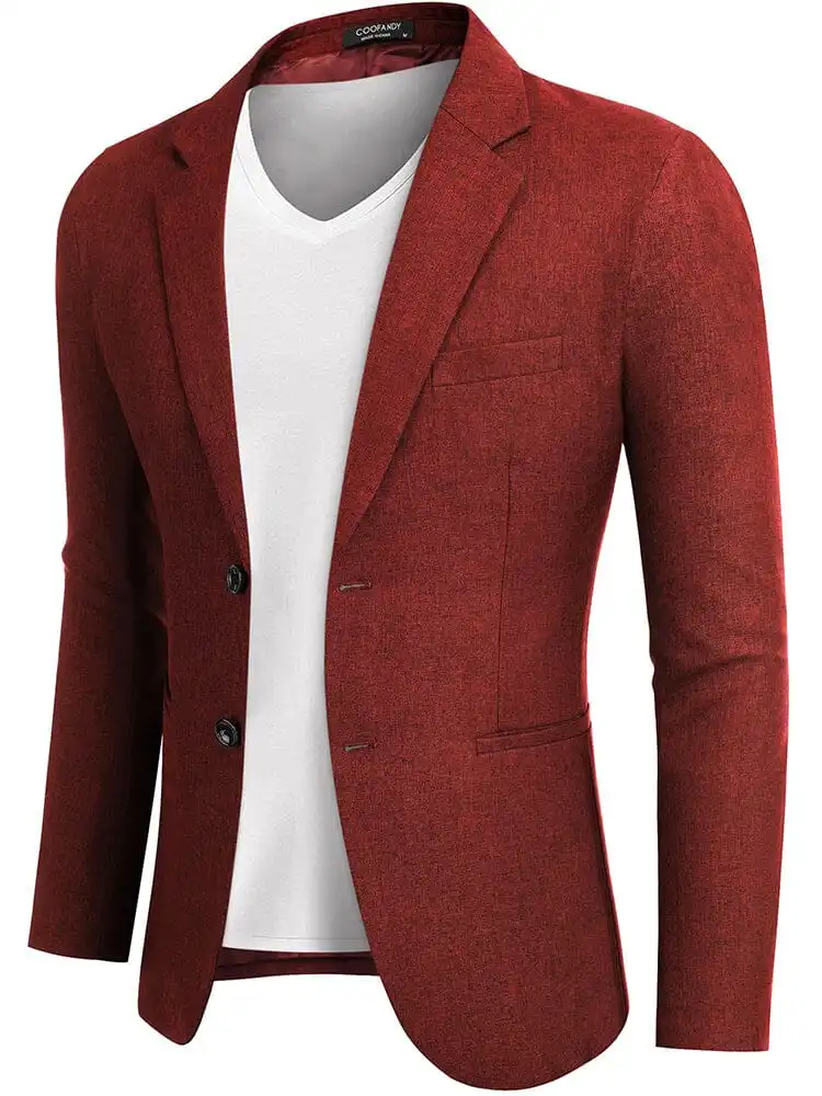Classic Two Button Suit Jacket