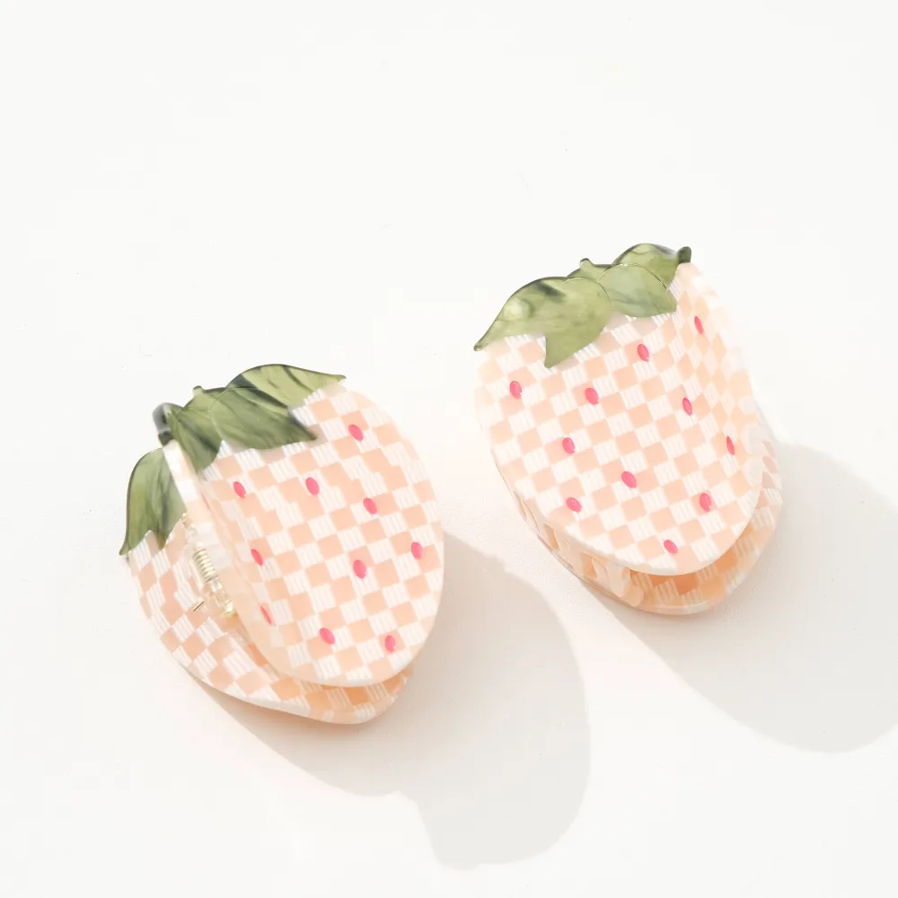 Strawberry Pattern Claw Clip