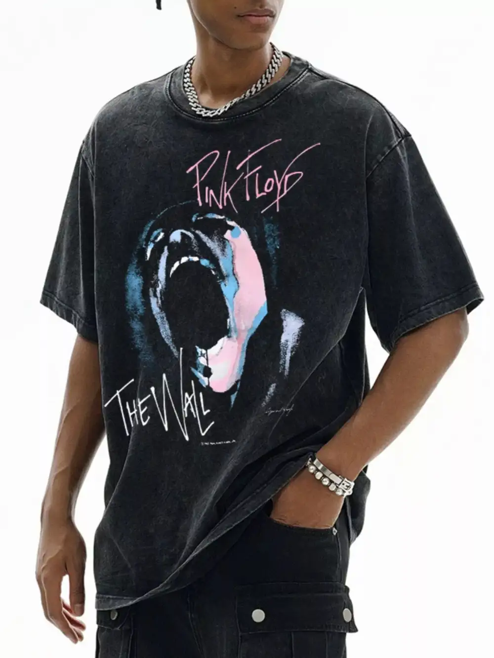 Washed Short Sleeve Oversized Graphic T-Shirt