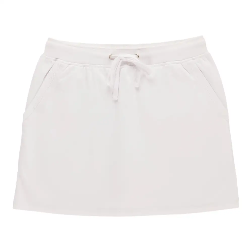 Elastic Waist Cotton Skort