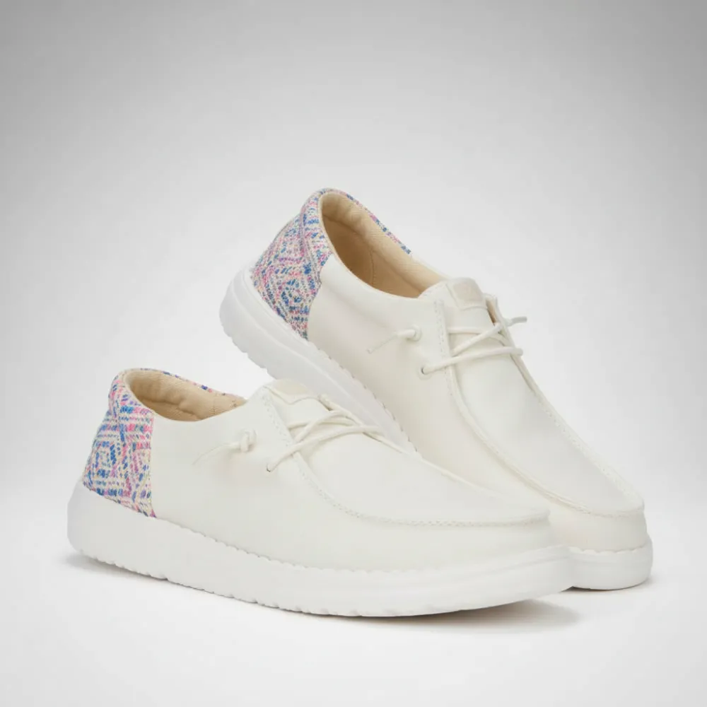 Woven Accent Casual Shoes For Women