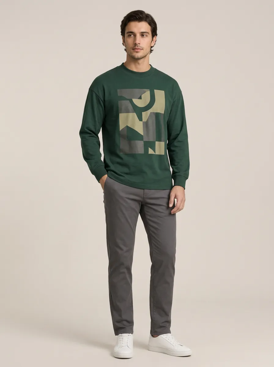 Men's Long Sleeve Clean Look Contemporary Shirt