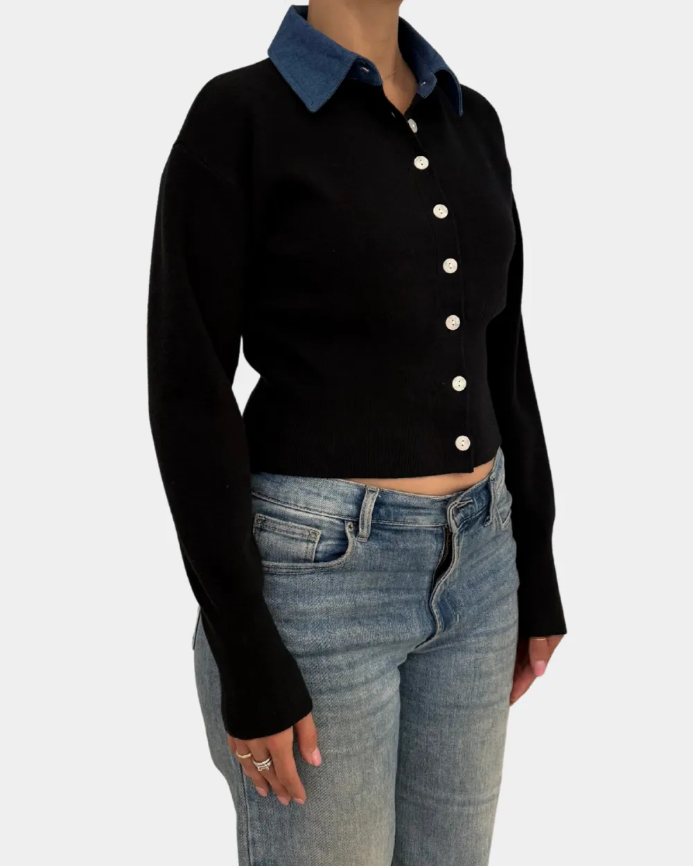 Relaxed Collar Cardigan Cardigans