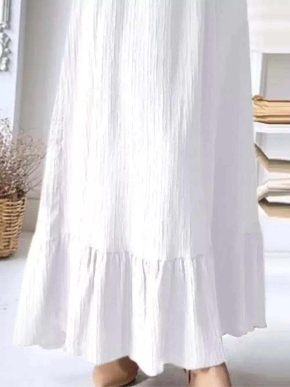 Textured Maxi Dress