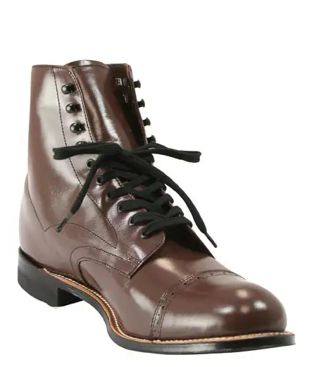 Kids' Refined Equestrian Lace Up Round Toe Everyday Boots