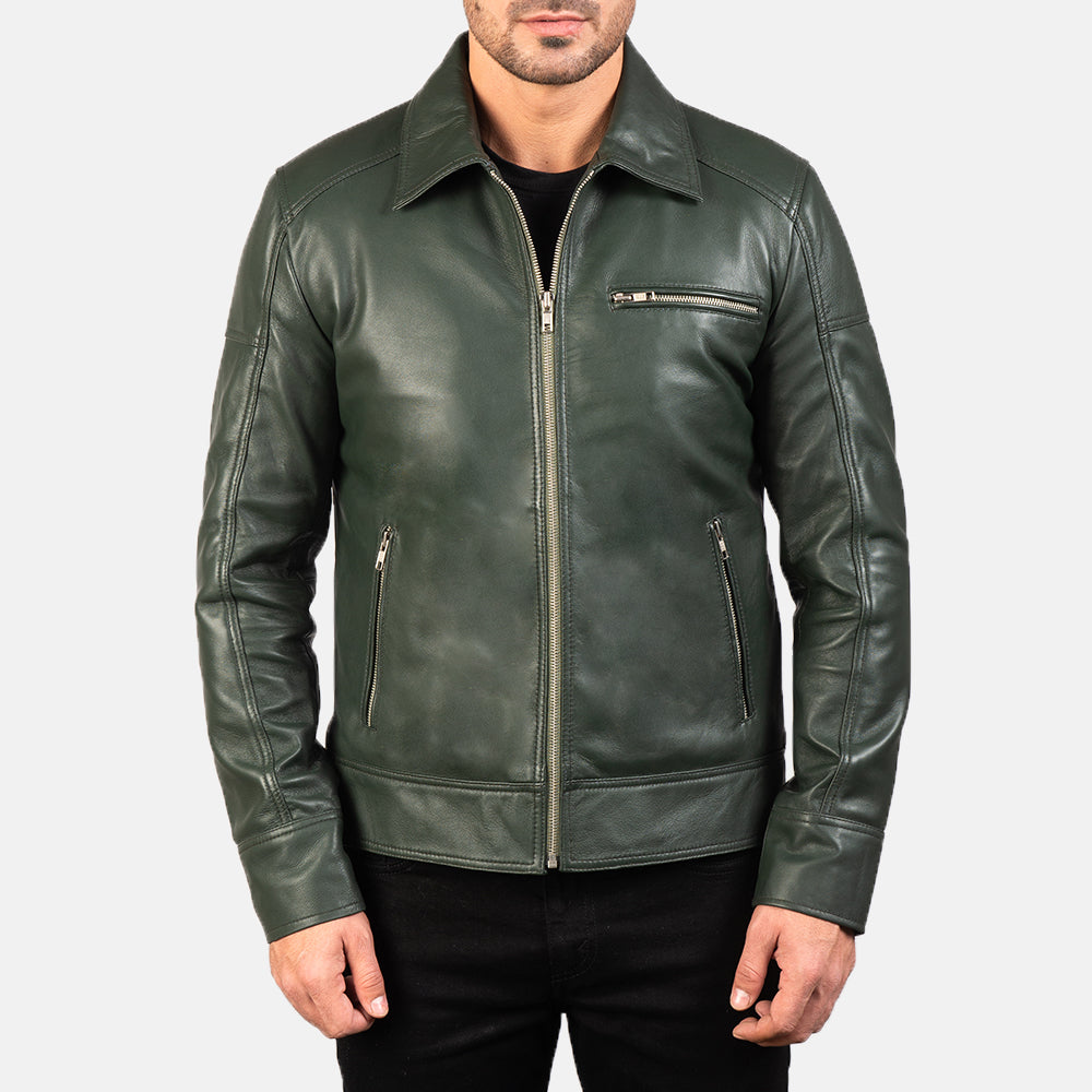Men's Classic Everyday Biker Leather Jacket