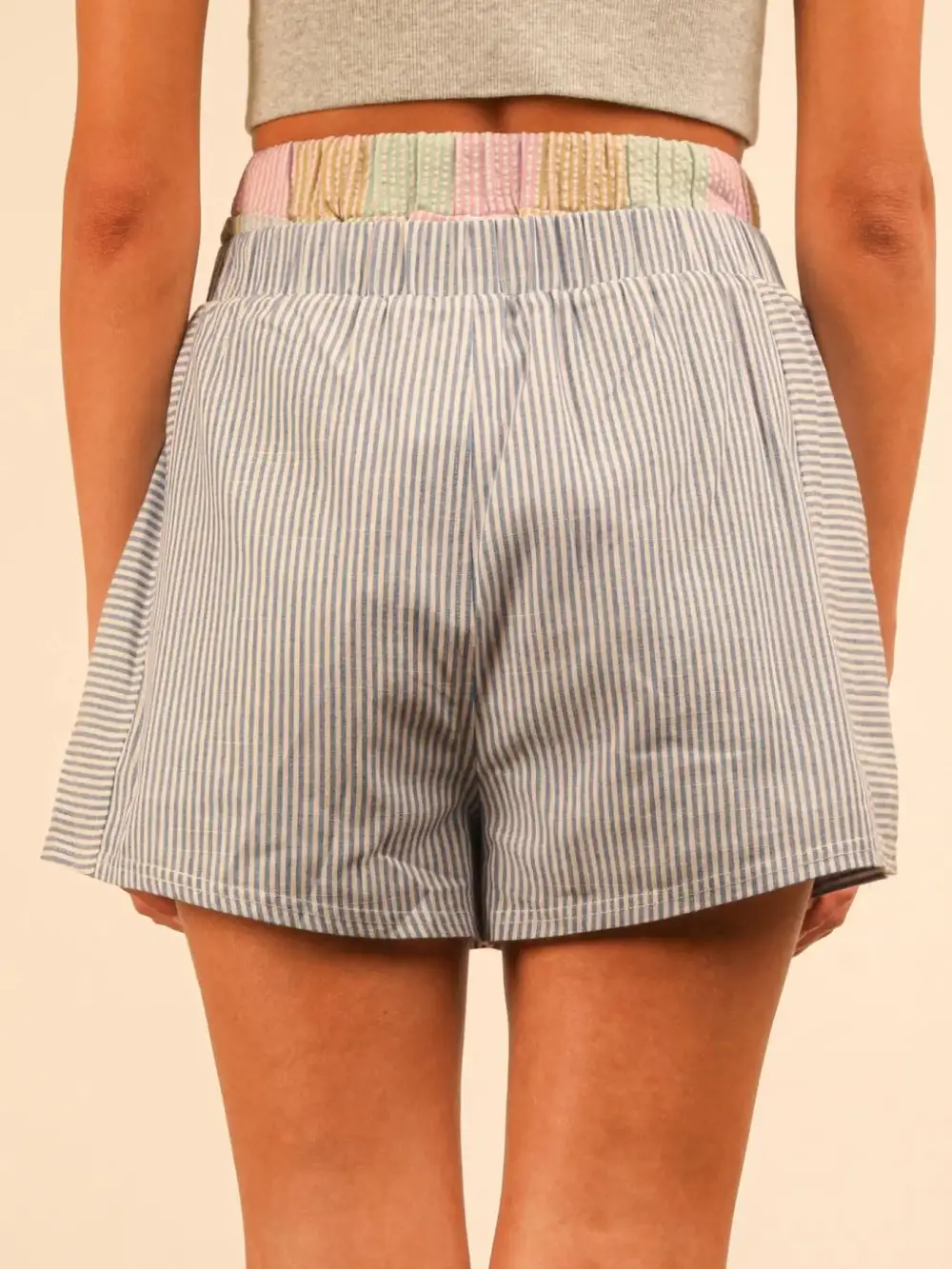 Striped Casual Shorts