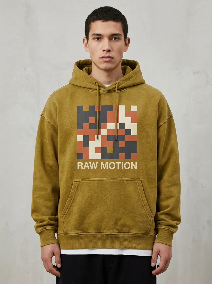 Pixel Men's Graphic Hoodie
