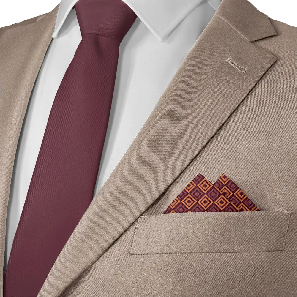 Formal Stylish Geometric Pocket Square