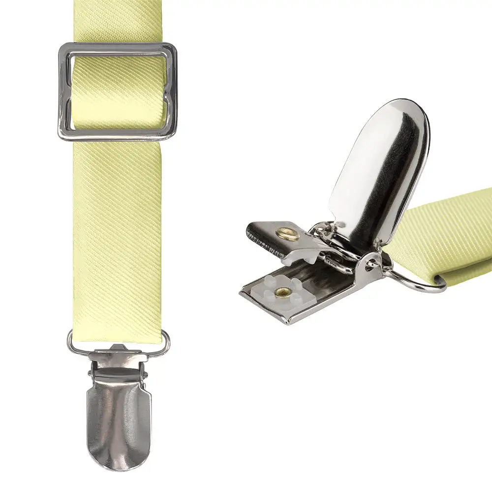 Bold Balanced Solid Tone Suspenders