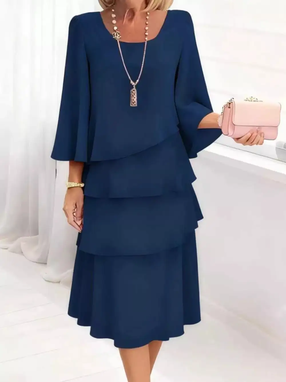 Wearable Cut Ruffle Dress