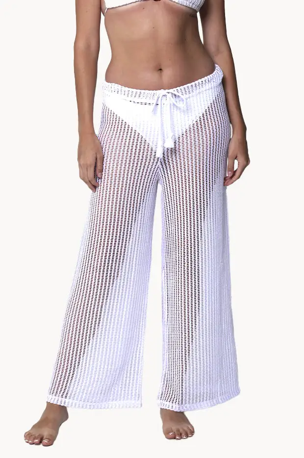 Crochet Knit Beach Pants