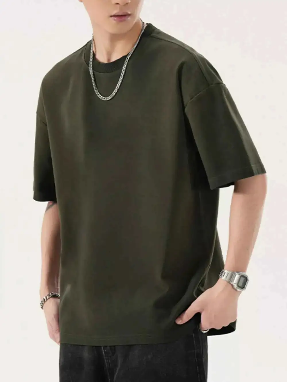Oversized Round Neck T-Shirt
