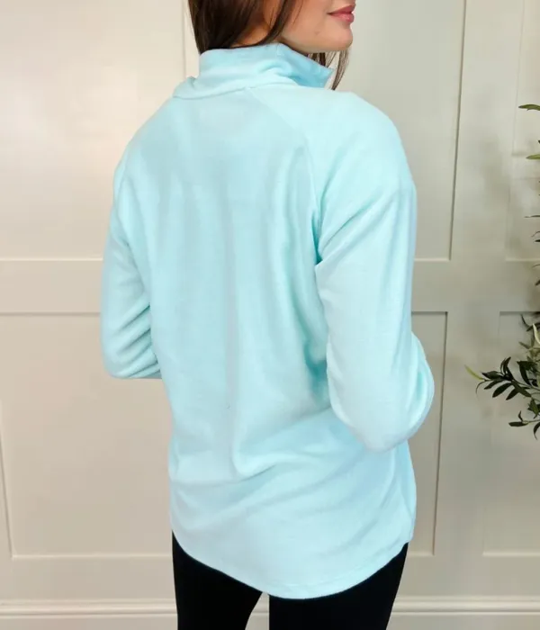 Mint Green Freeform Fleece