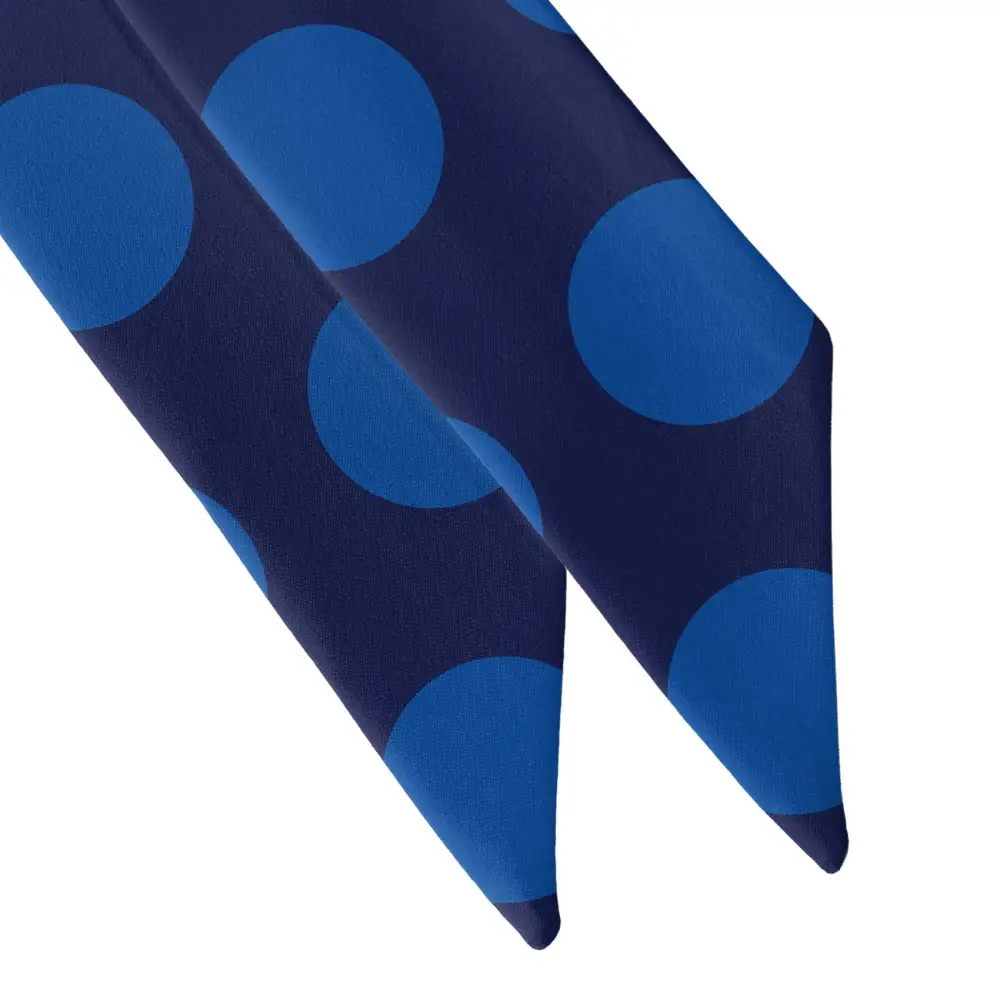 Big Polka Dots Pattern Hair Scarf