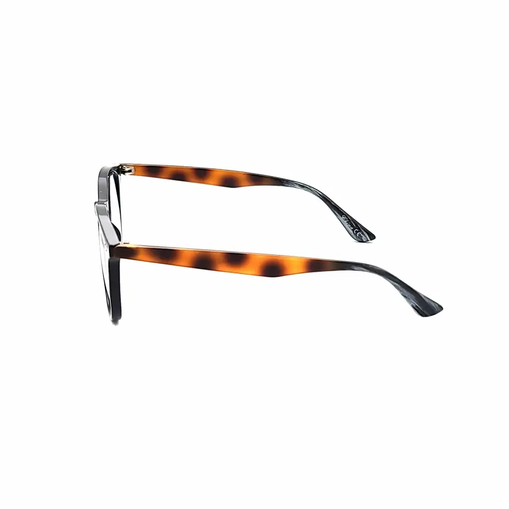 Amber Lens Round Smoke Lens Keyhole Full Magnification Reading Sunglasses