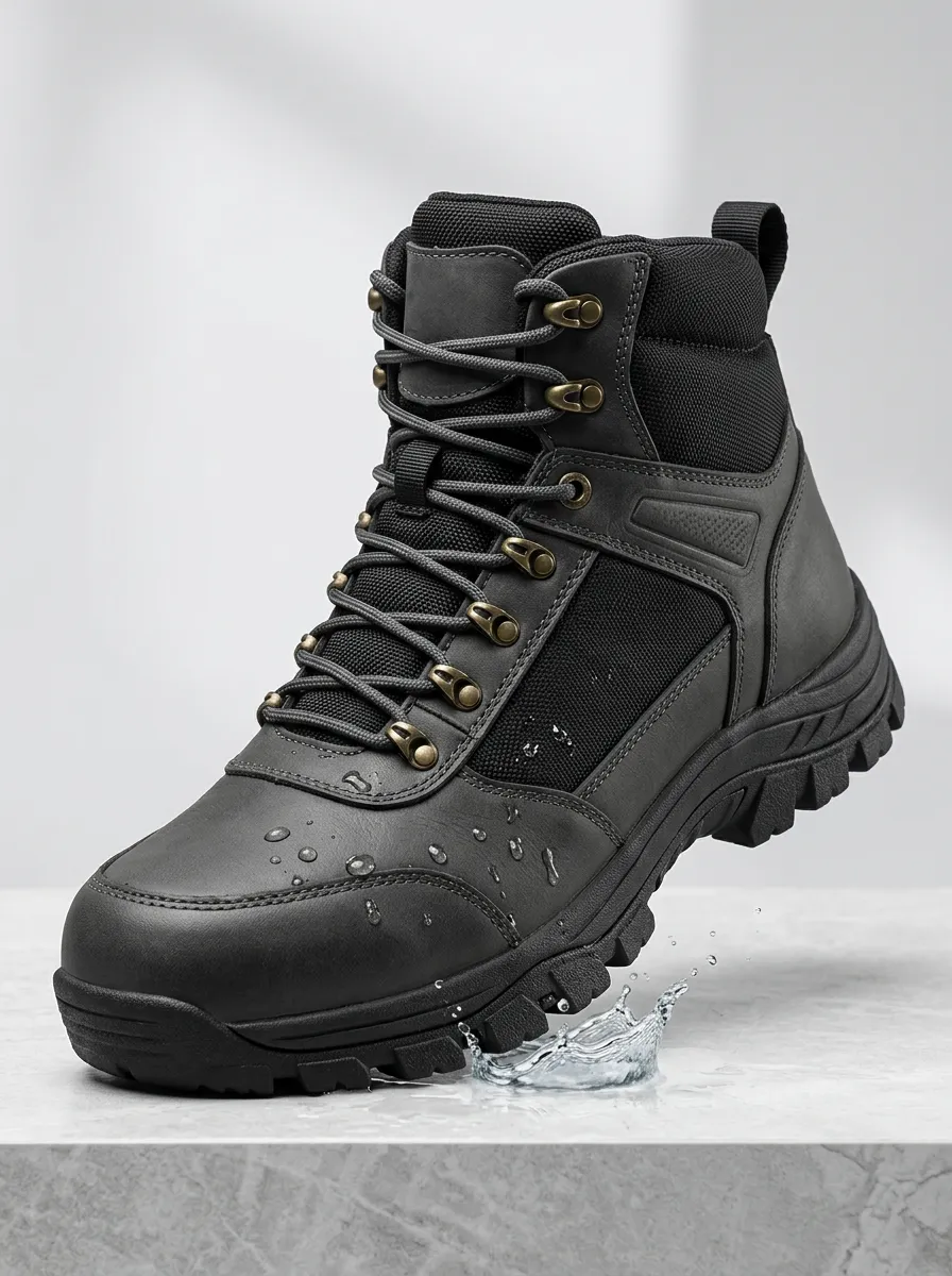 Unisex Waterproof Tactical Non-Slip Printed Work Boots