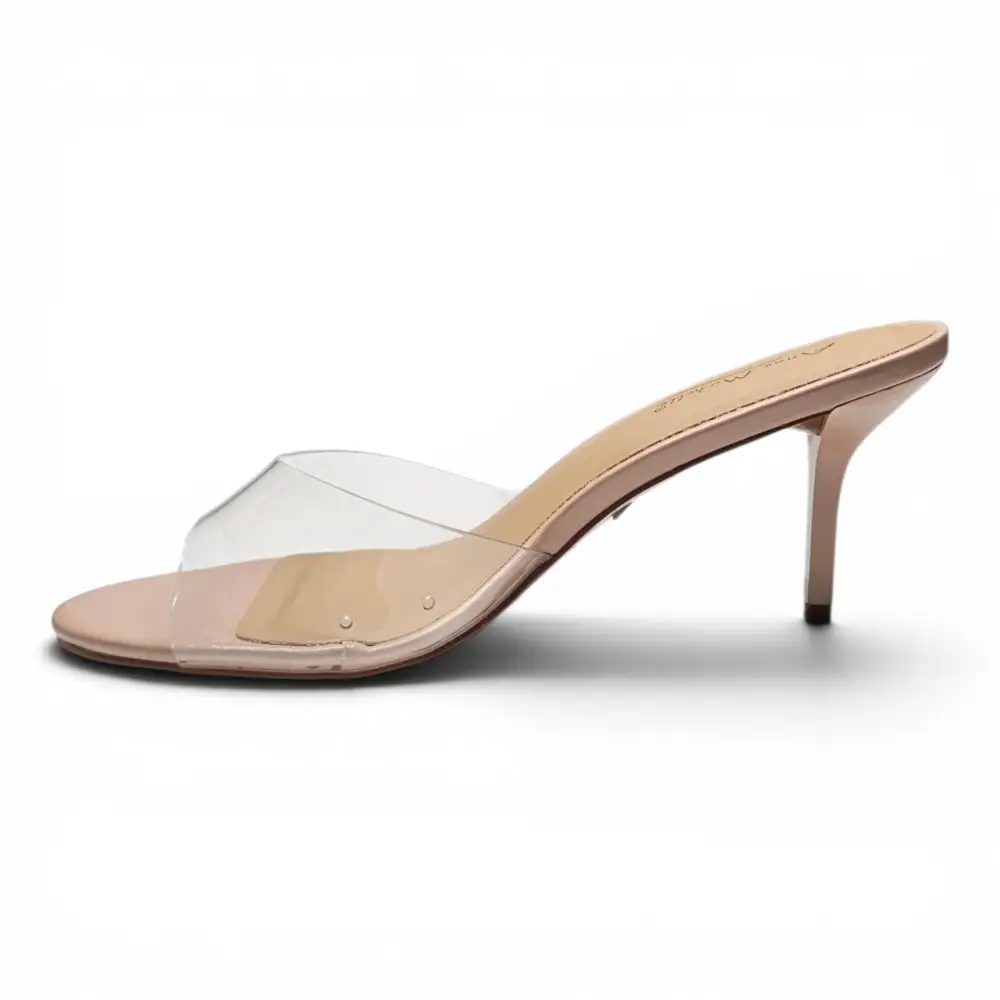 Paris One Band Open Toe Mule Heels