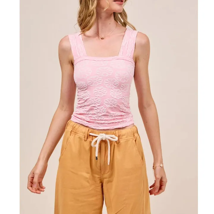 Relaxed Two Tone Seamless Tank Top