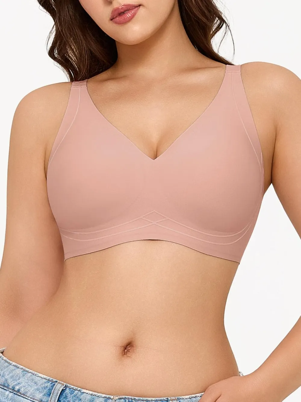 Seamless Wireless Comfort Silky Bra