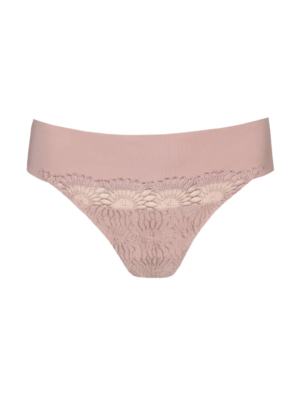 Women's High Cut Elastic Waistband Cotton Gusset Cotton Lightweight Soft Fabric Stretch Fit Tanga Panty