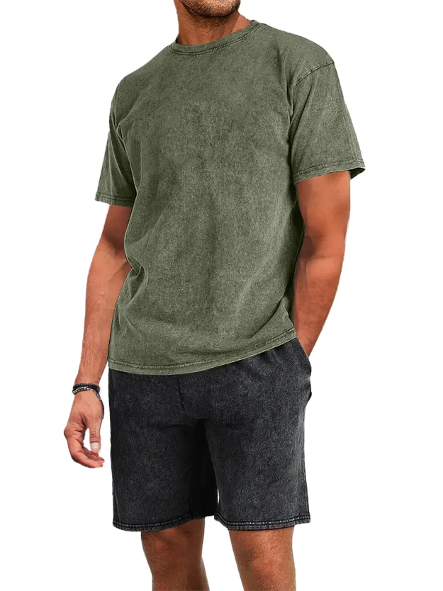 Modern Garment Washed Shorts