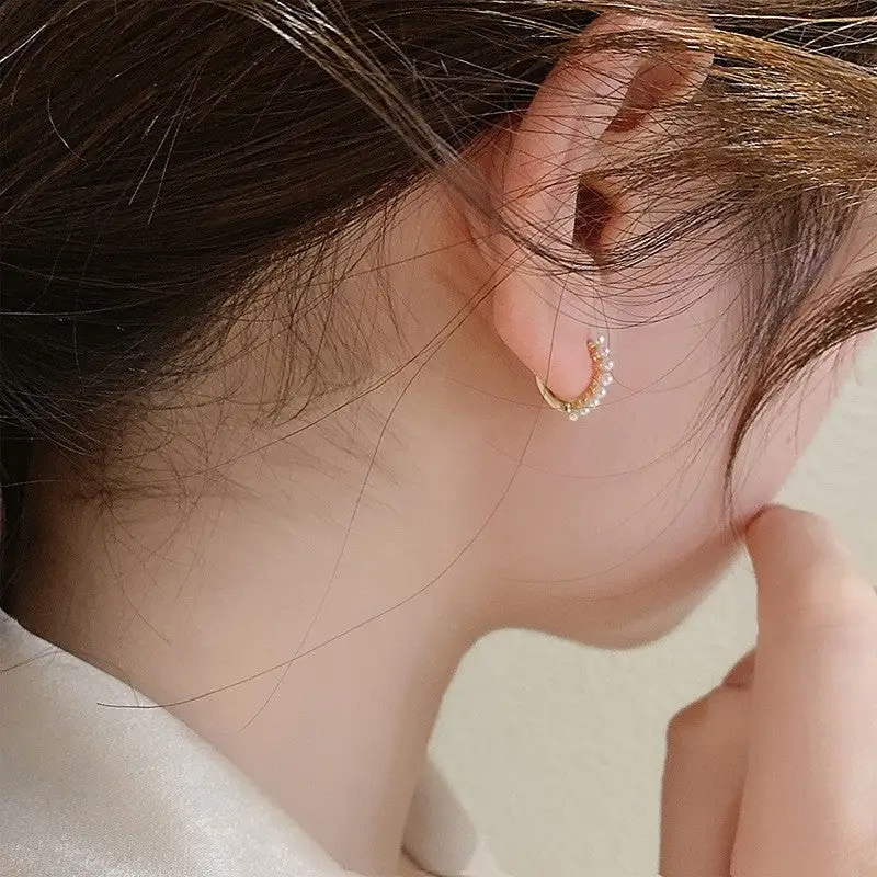 Bohemian Pearl Statement Earrings