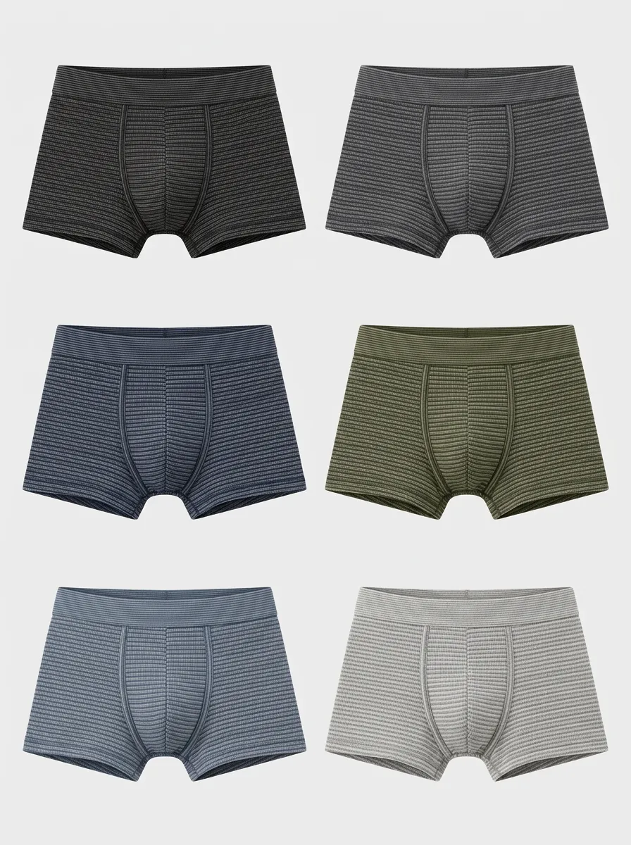 Men's Pattern Boxer Briefs 6-Pack