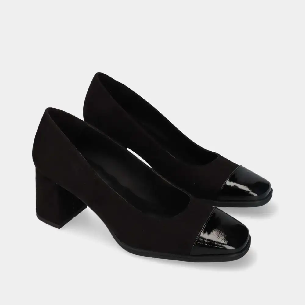 Suede Effect Pumps