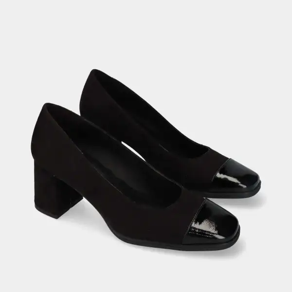 Suede Effect Pumps