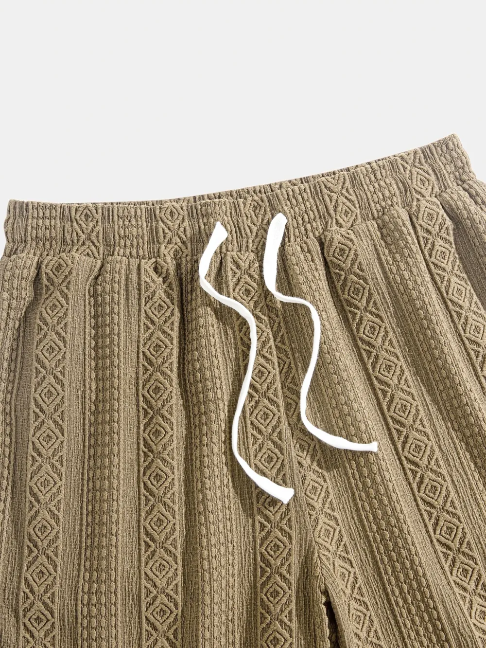 Jacquard Seamed Detail Shorts