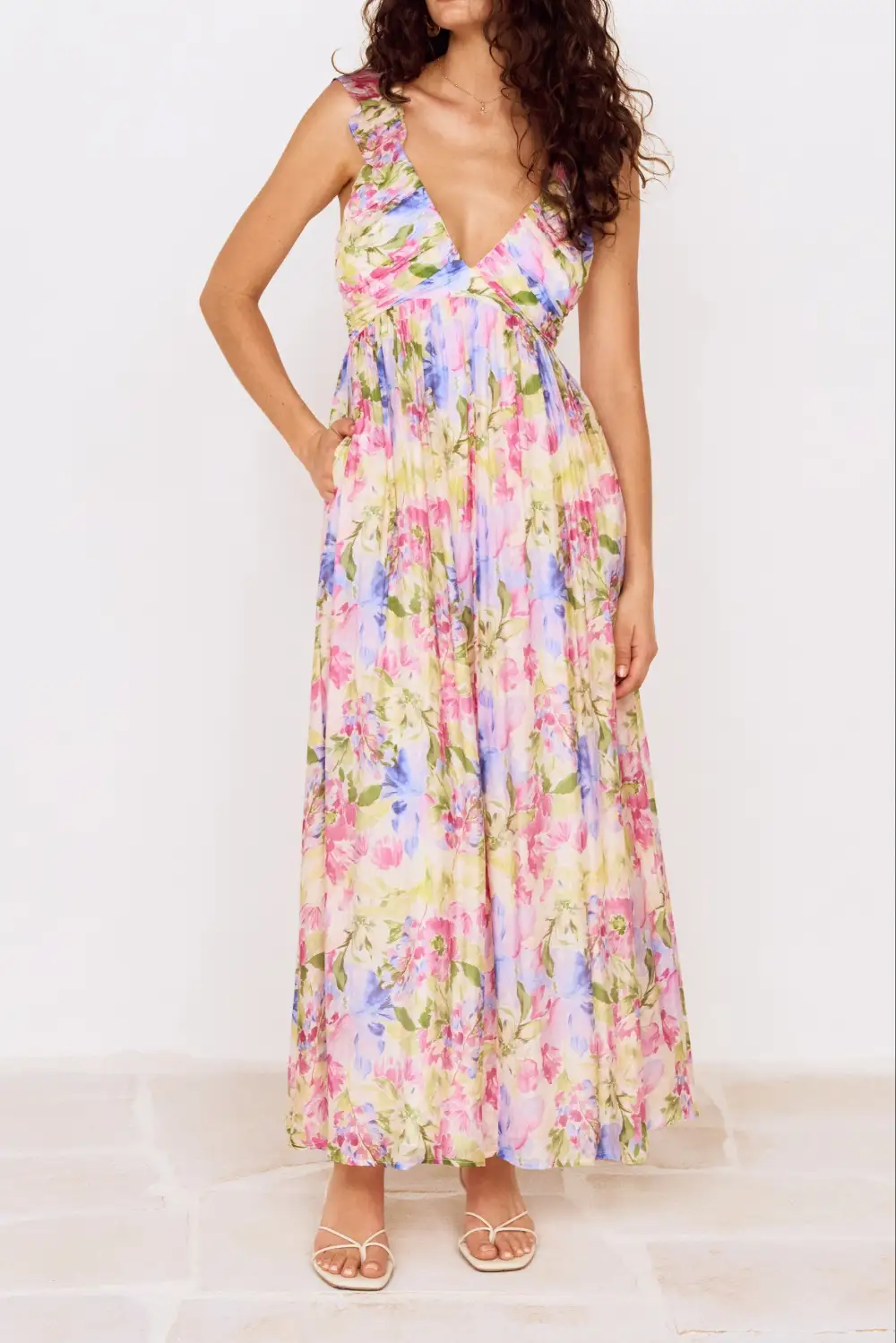 Maxi Halter Neck Dress