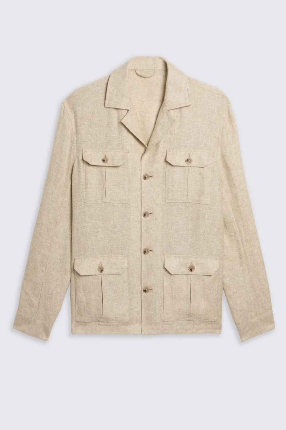 Soft And Stylish Brown Men's Shirt Jacket