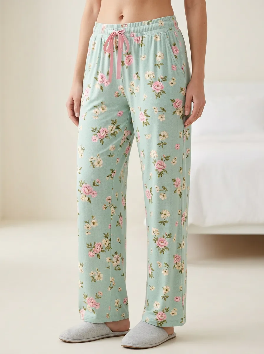 Leisure Floral Printed Pajama Pants