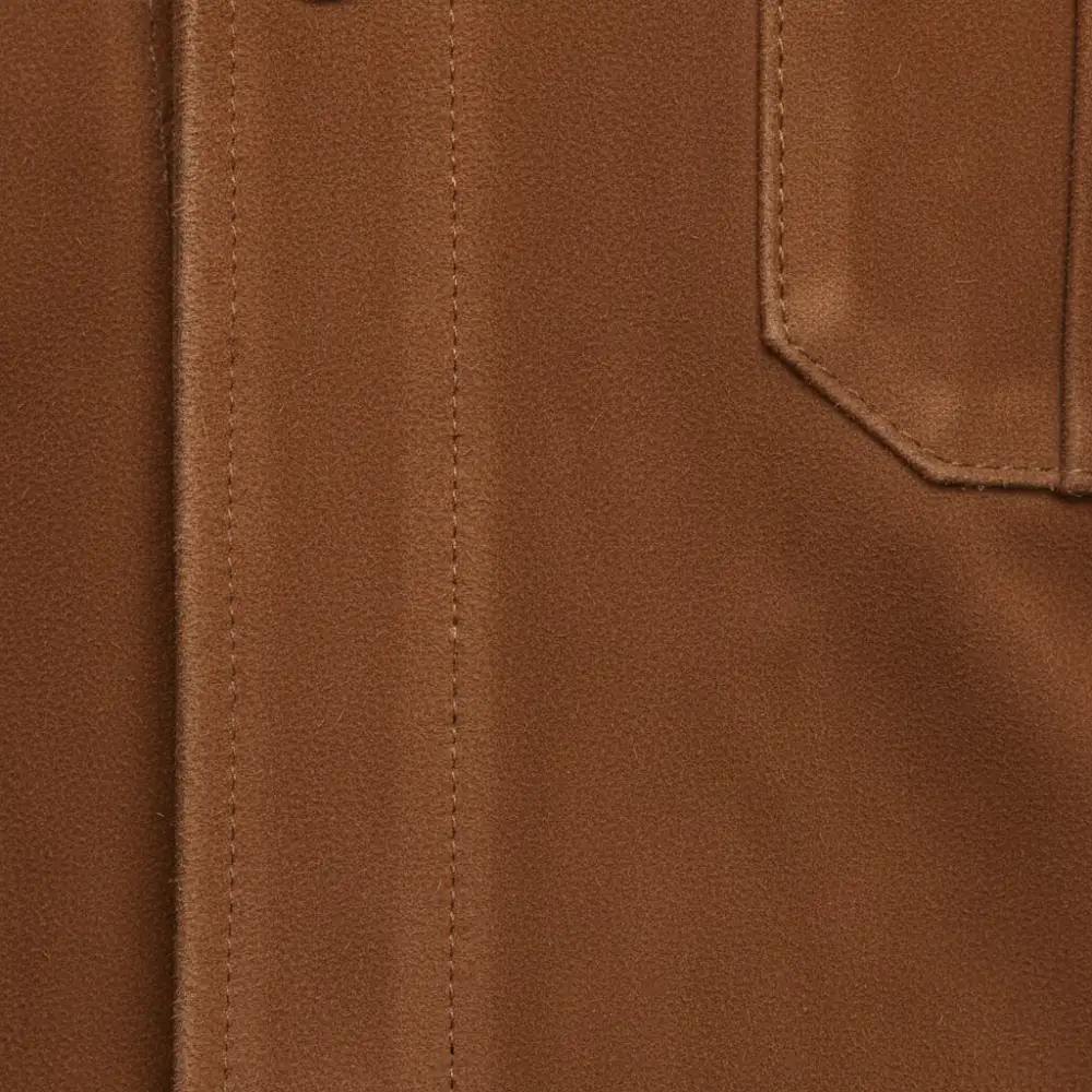 Modern Suede Trucker Western Multi Pocket Jacket