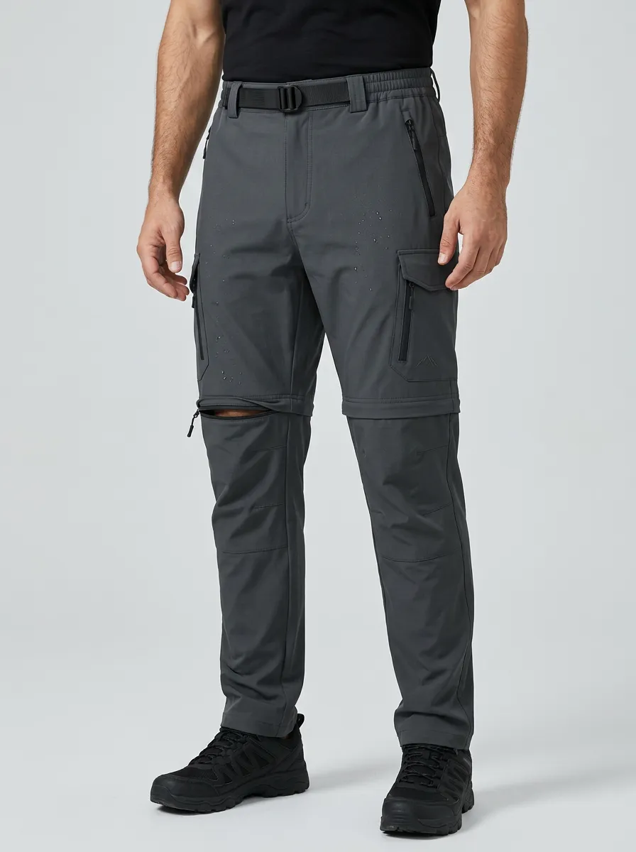 Men's Field Trail Waterproof Zip-Off Tactical Cargo Pants