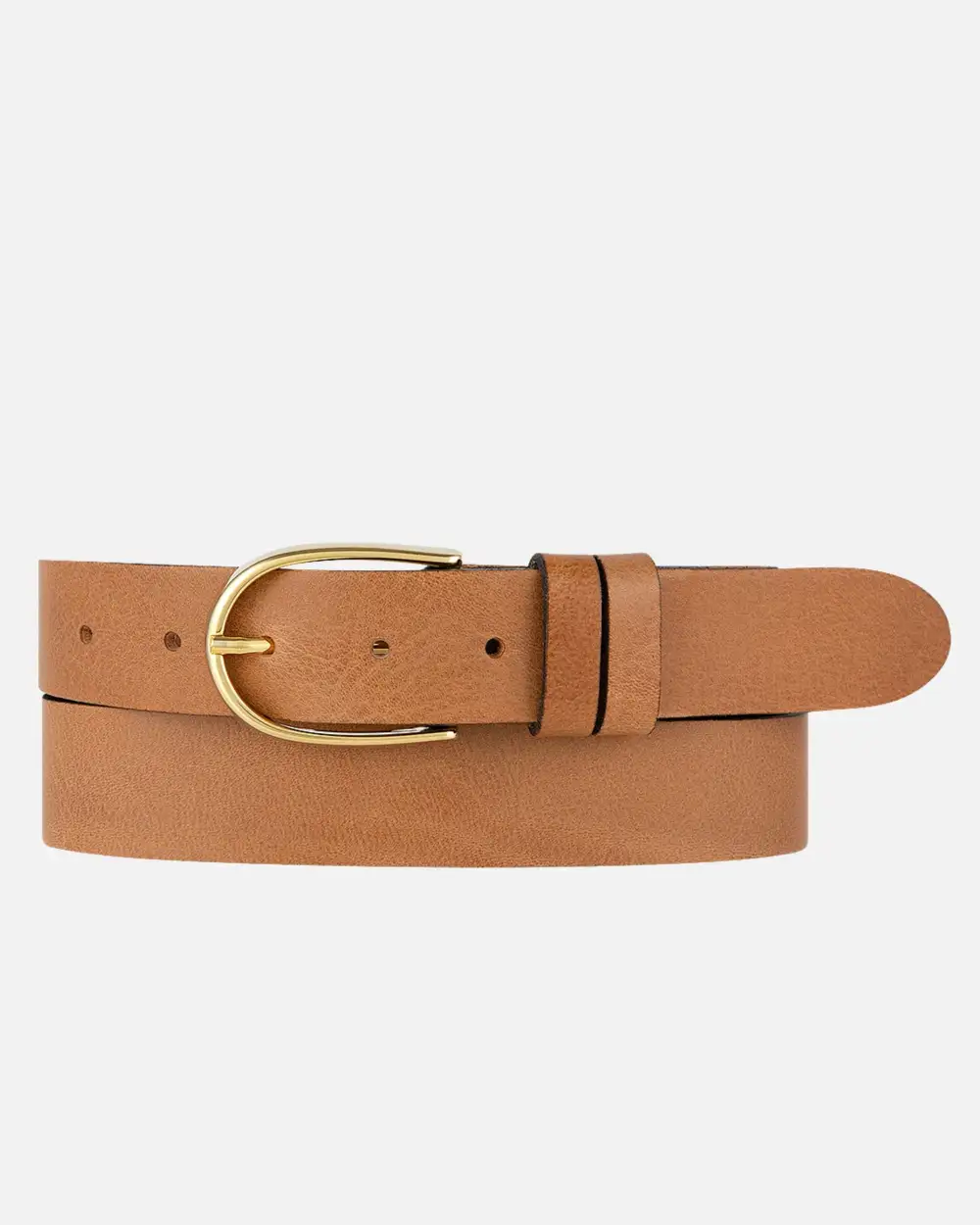 Modern Classic Leather Waist Belt Buckle